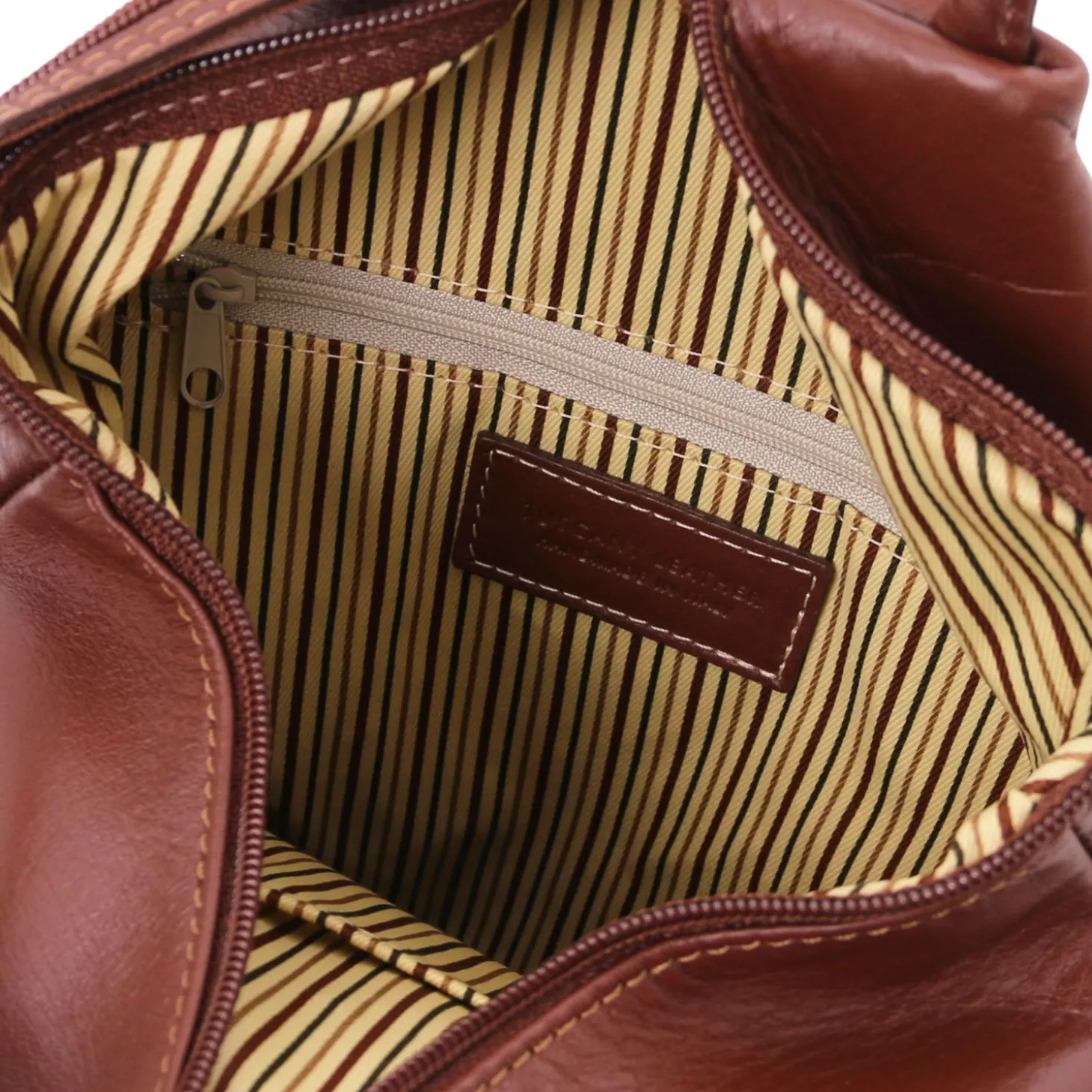 Rucksack Tropfendesign aus Weichem Leder