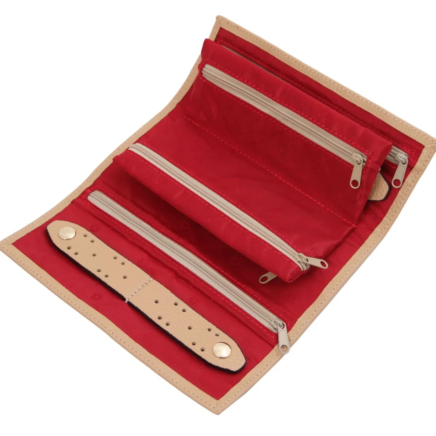 Schmuckrolle aus Weichem Leder