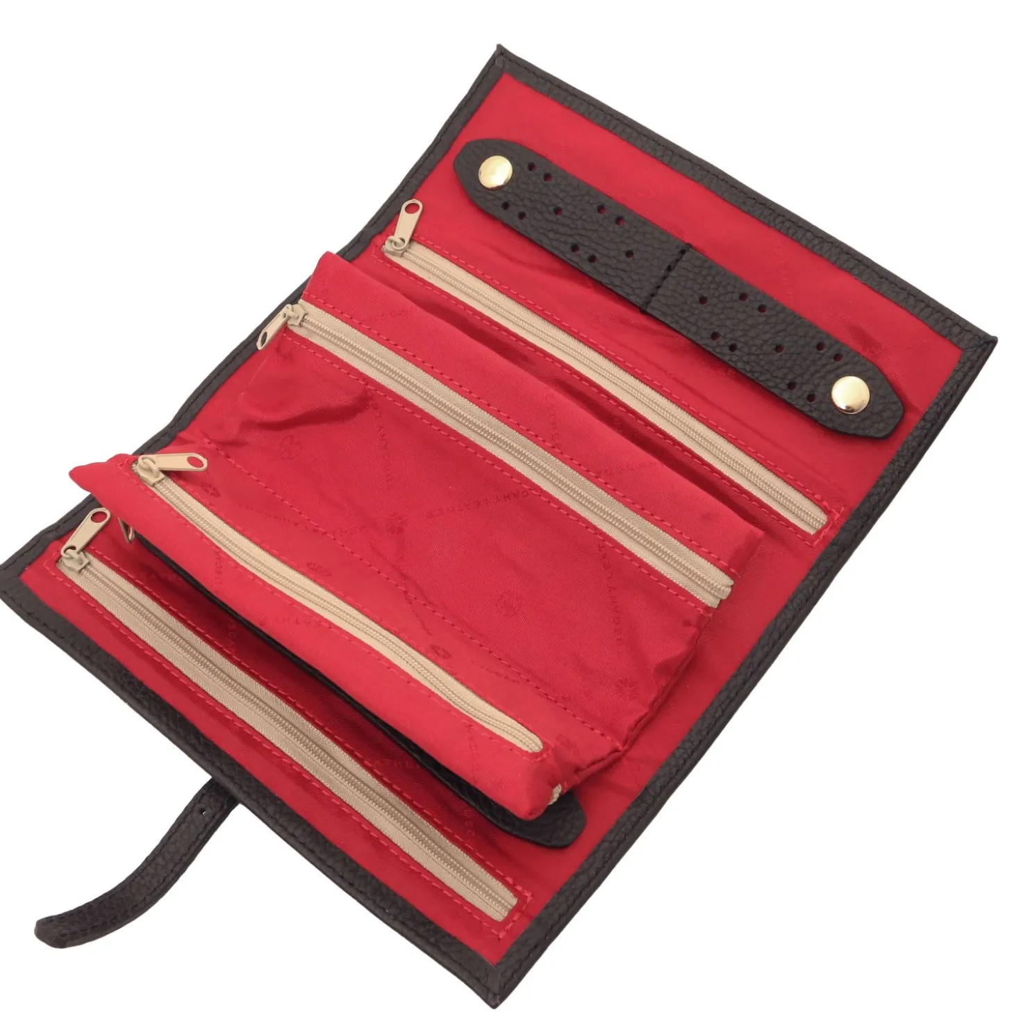 Schmuckrolle aus Weichem Leder