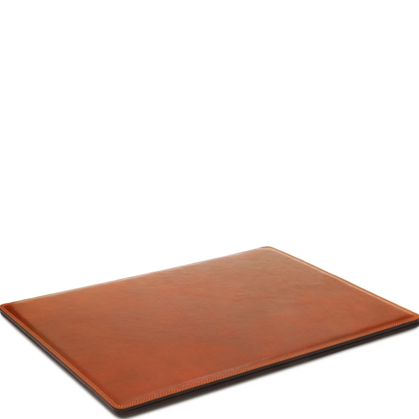 Schreibtischunterlage aus Leder mit Klappe