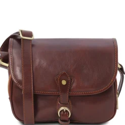 Schultertasche aus Leder