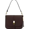 Schultertasche aus Leder