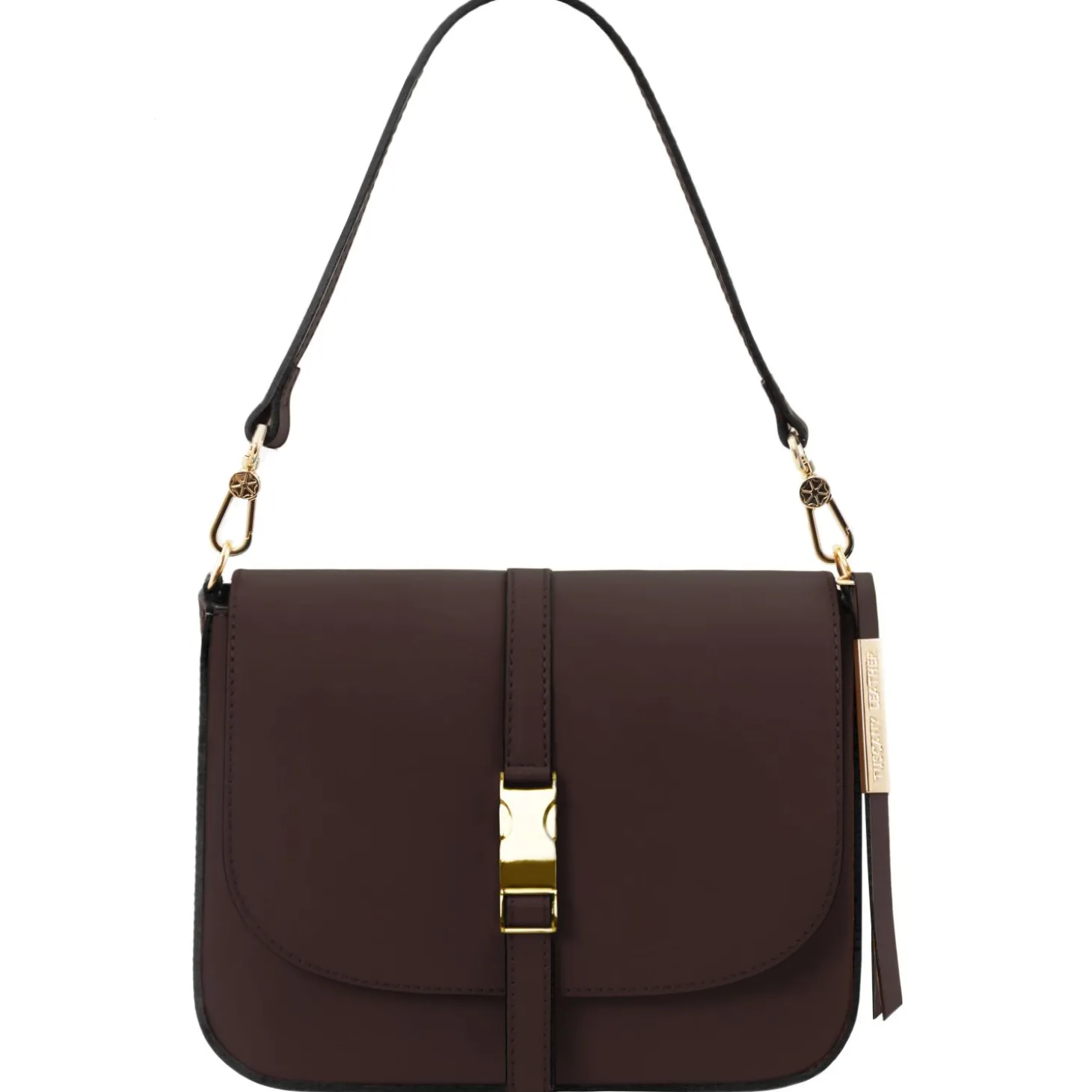 Schultertasche aus Leder