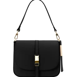 Schultertasche aus Leder