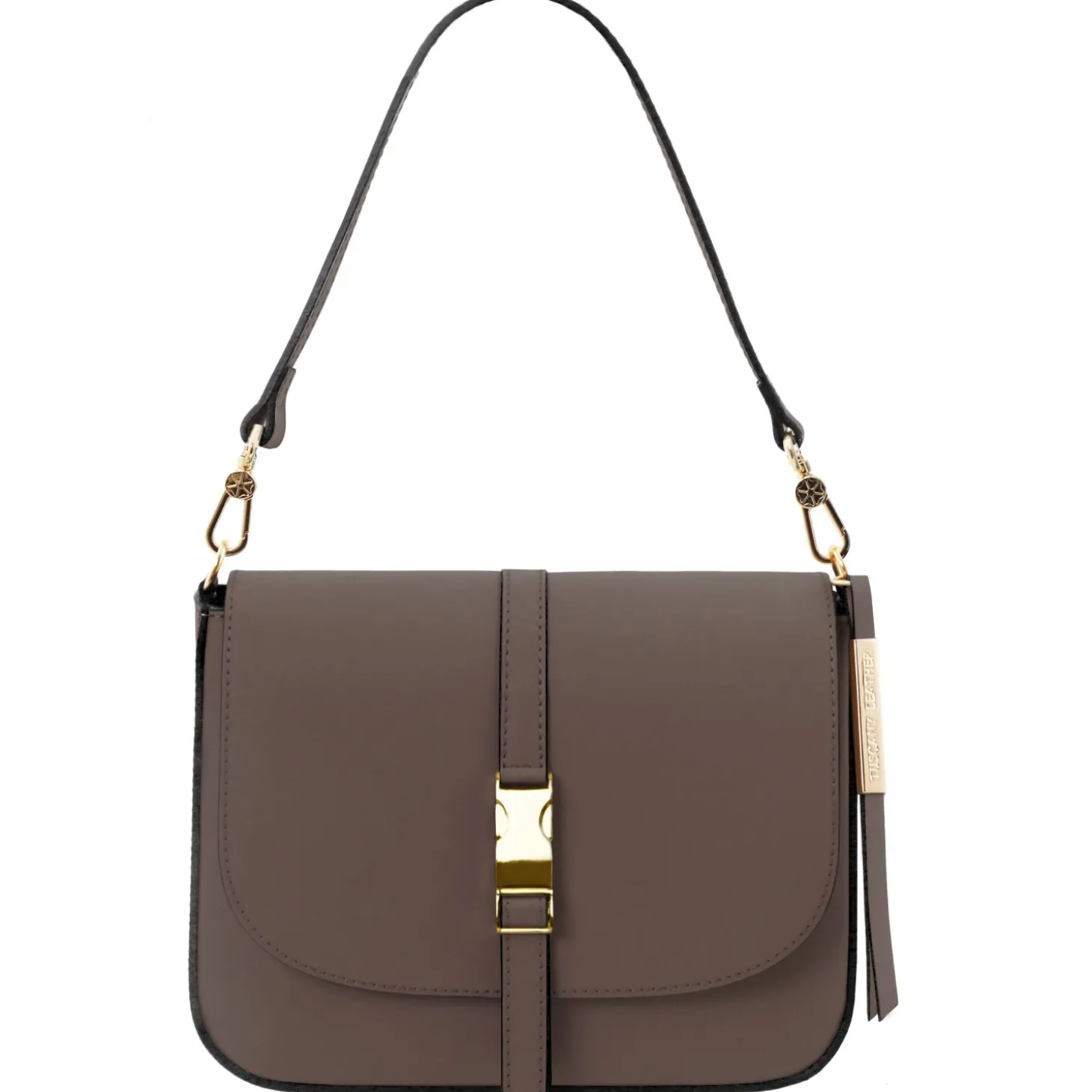 Schultertasche aus Leder