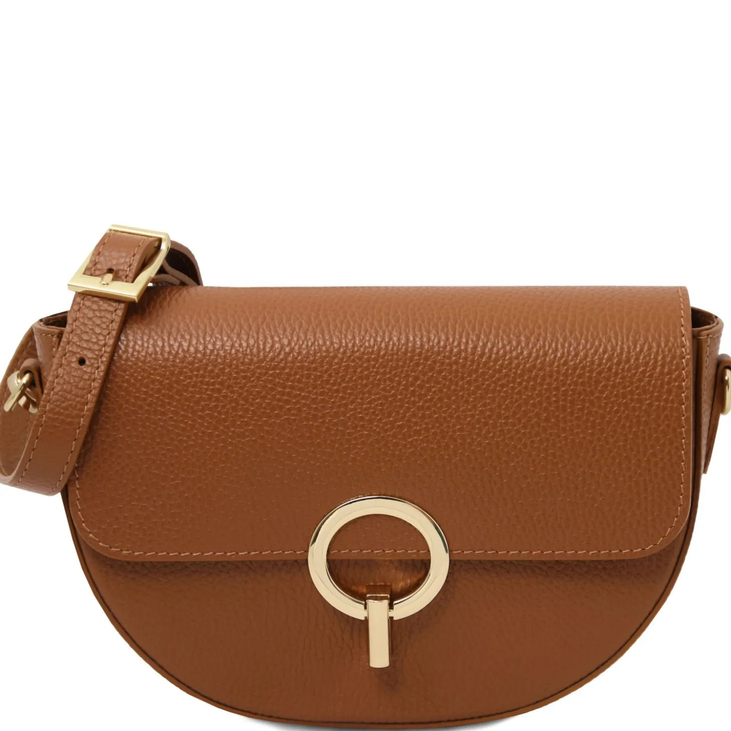 Schultertasche aus Leder