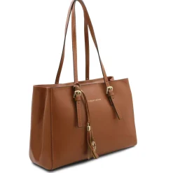 Schultertasche aus Leder