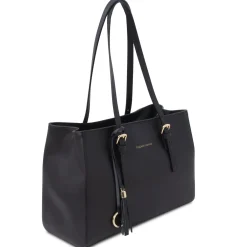 Schultertasche aus Leder