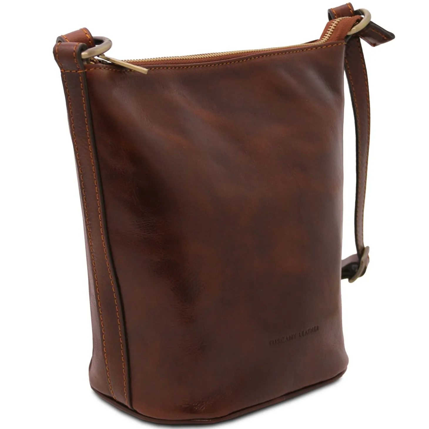 Schultertasche aus Leder