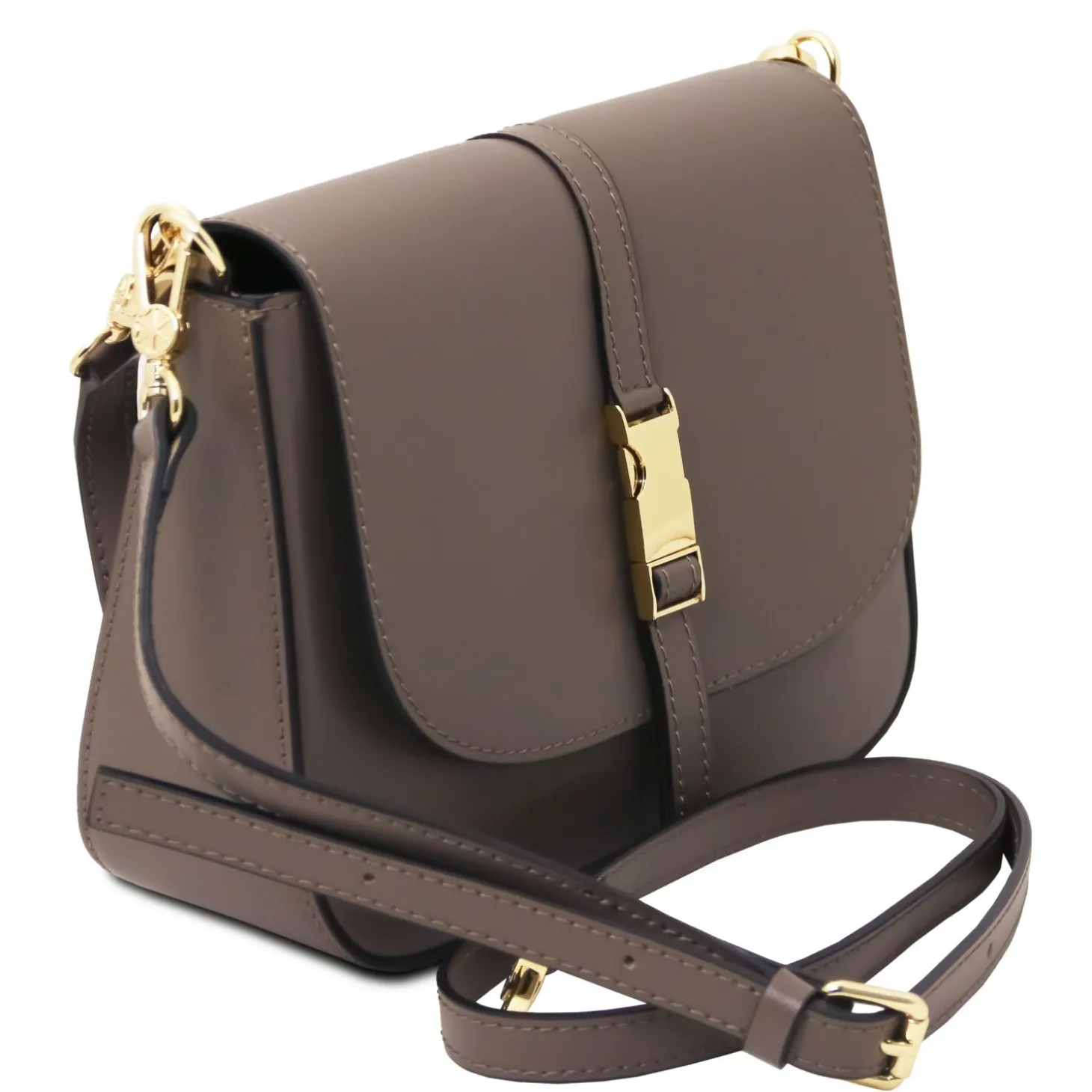 Schultertasche aus Leder