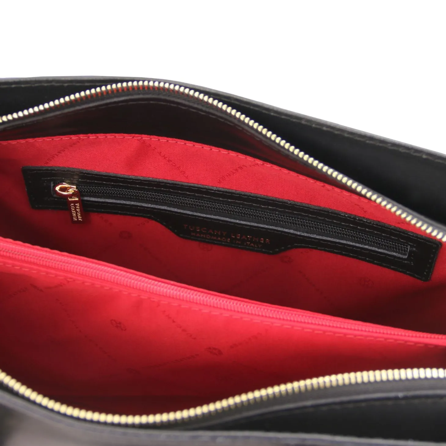 Schultertasche aus Leder