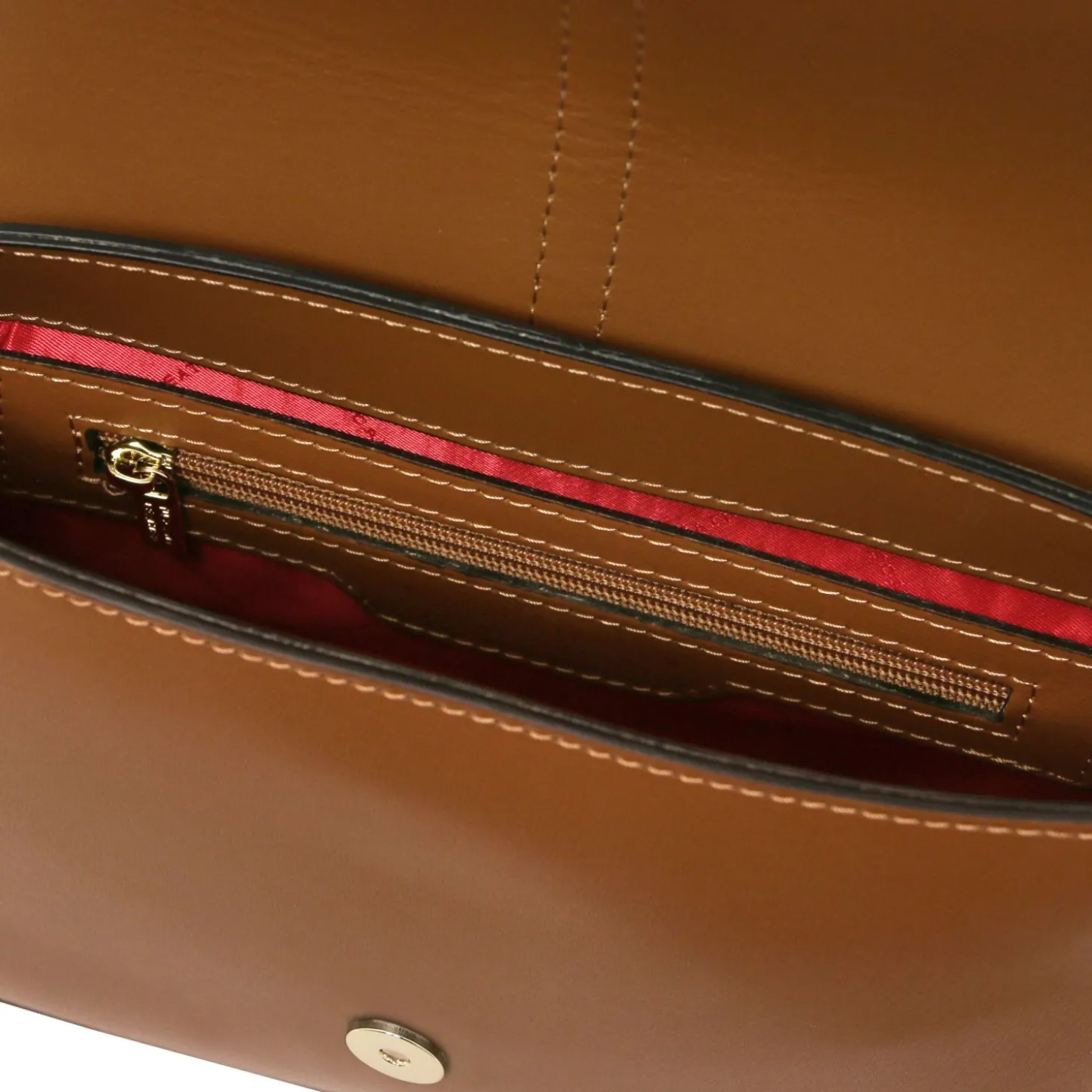 Schultertasche aus Leder