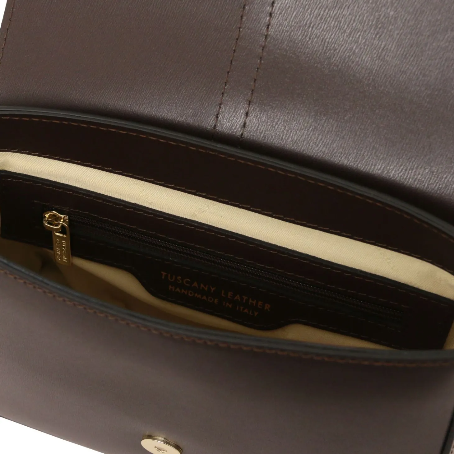 Schultertasche aus Leder