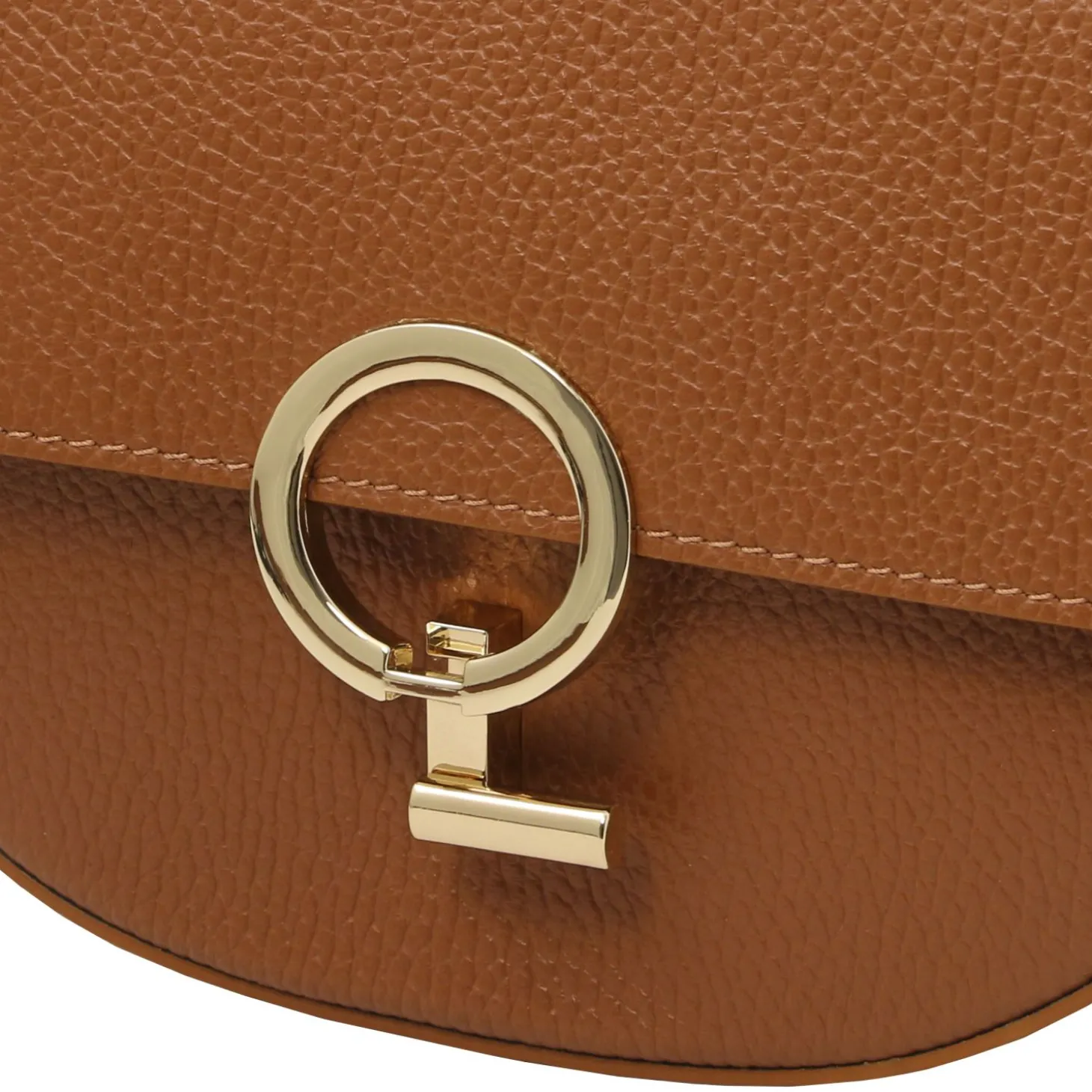 Schultertasche aus Leder