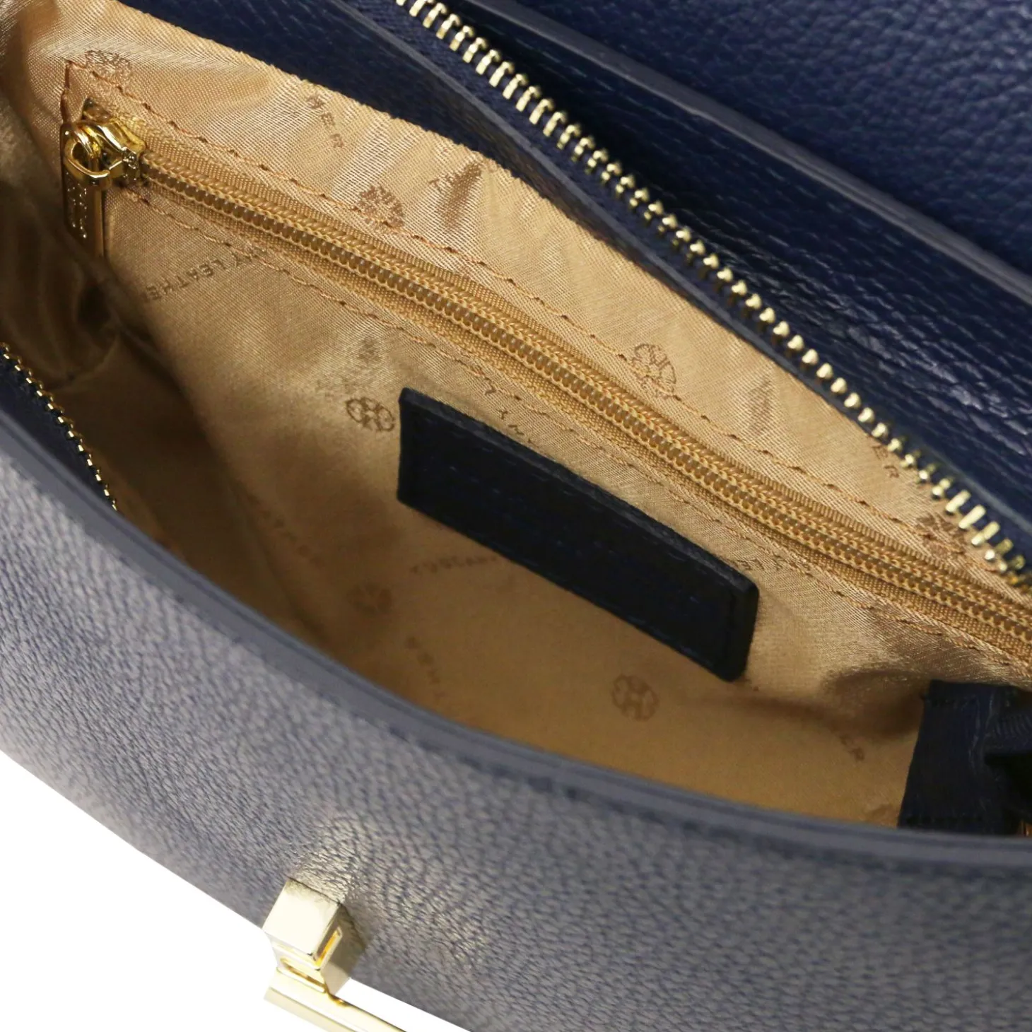 Schultertasche aus Leder