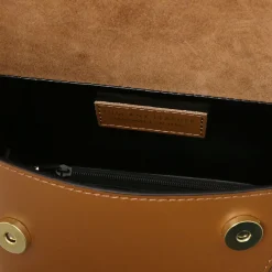 Schultertasche aus Leder