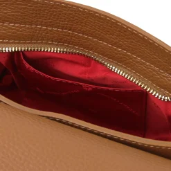 Schultertasche aus Leder