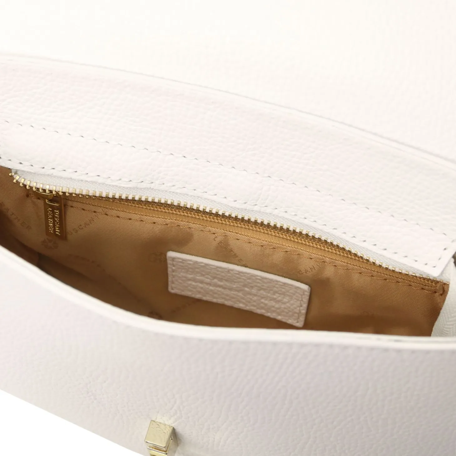 Schultertasche aus Leder