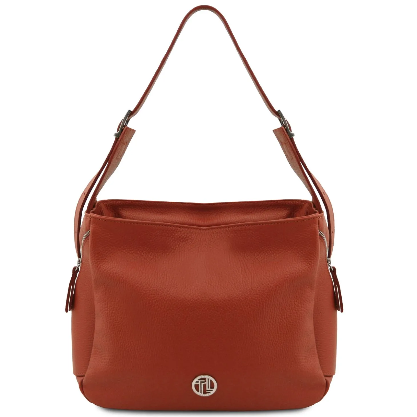 Schultertasche aus Weichem Leder