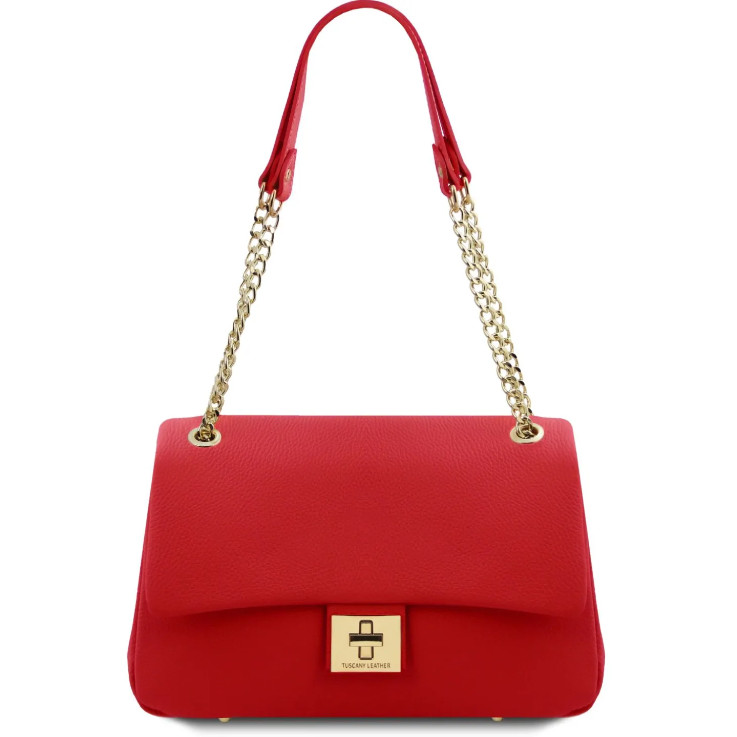 Schultertasche aus Weichem Leder