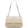 Schultertasche aus Weichem Leder