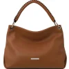 Schultertasche aus Weichem Leder