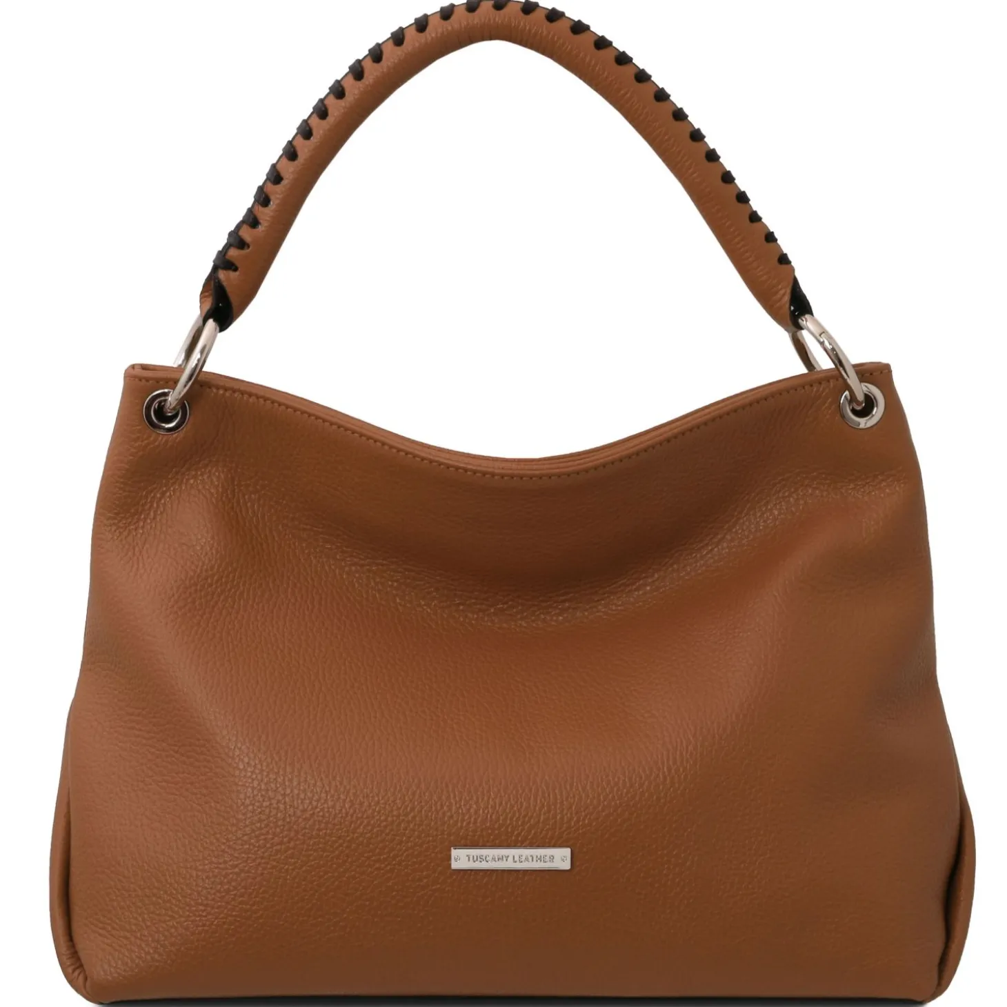 Schultertasche aus Weichem Leder