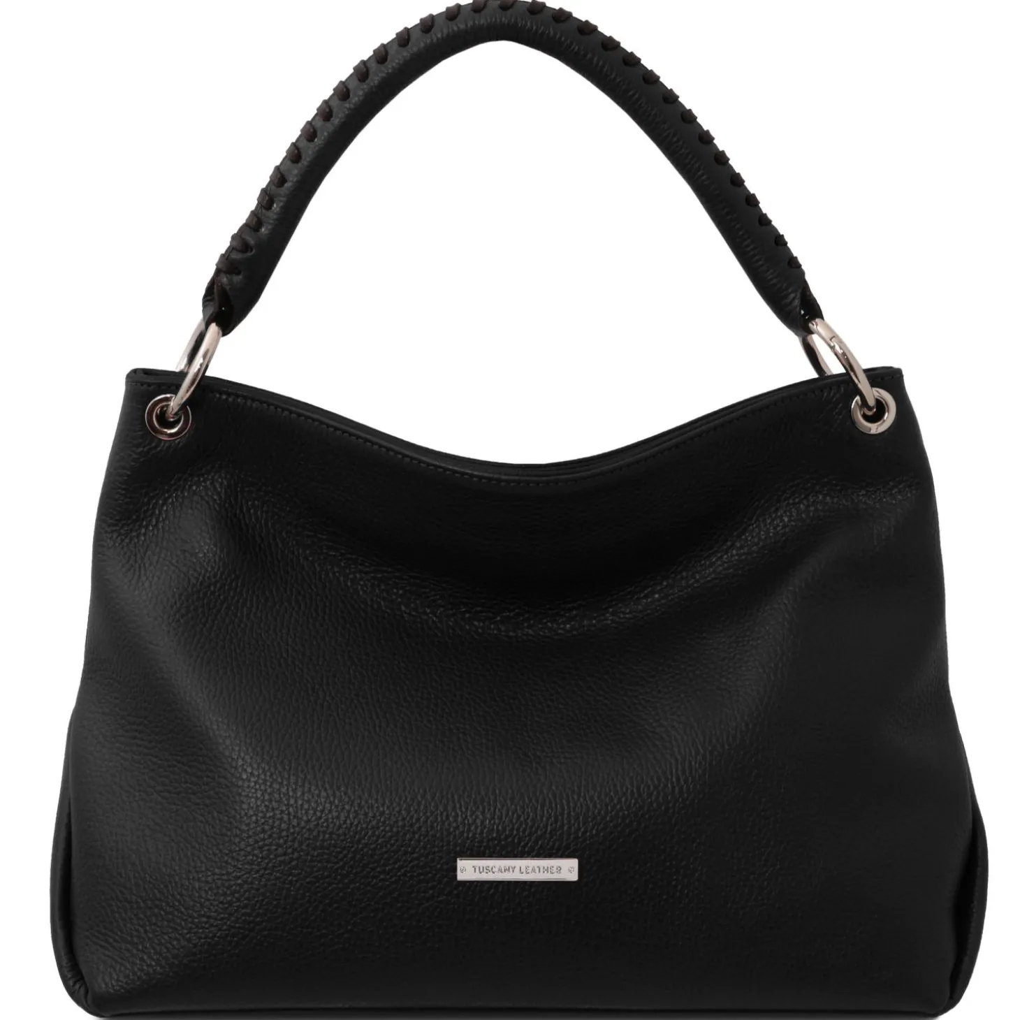 Schultertasche aus Weichem Leder