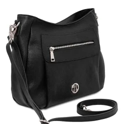 Schultertasche aus Weichem Leder