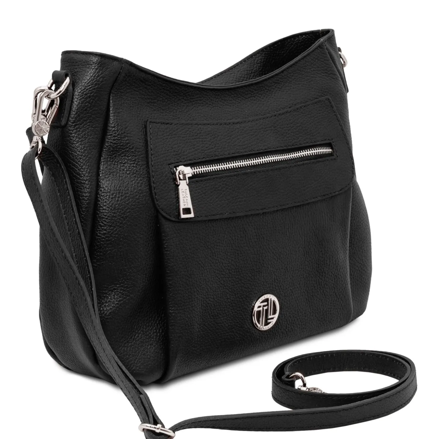 Schultertasche aus Weichem Leder