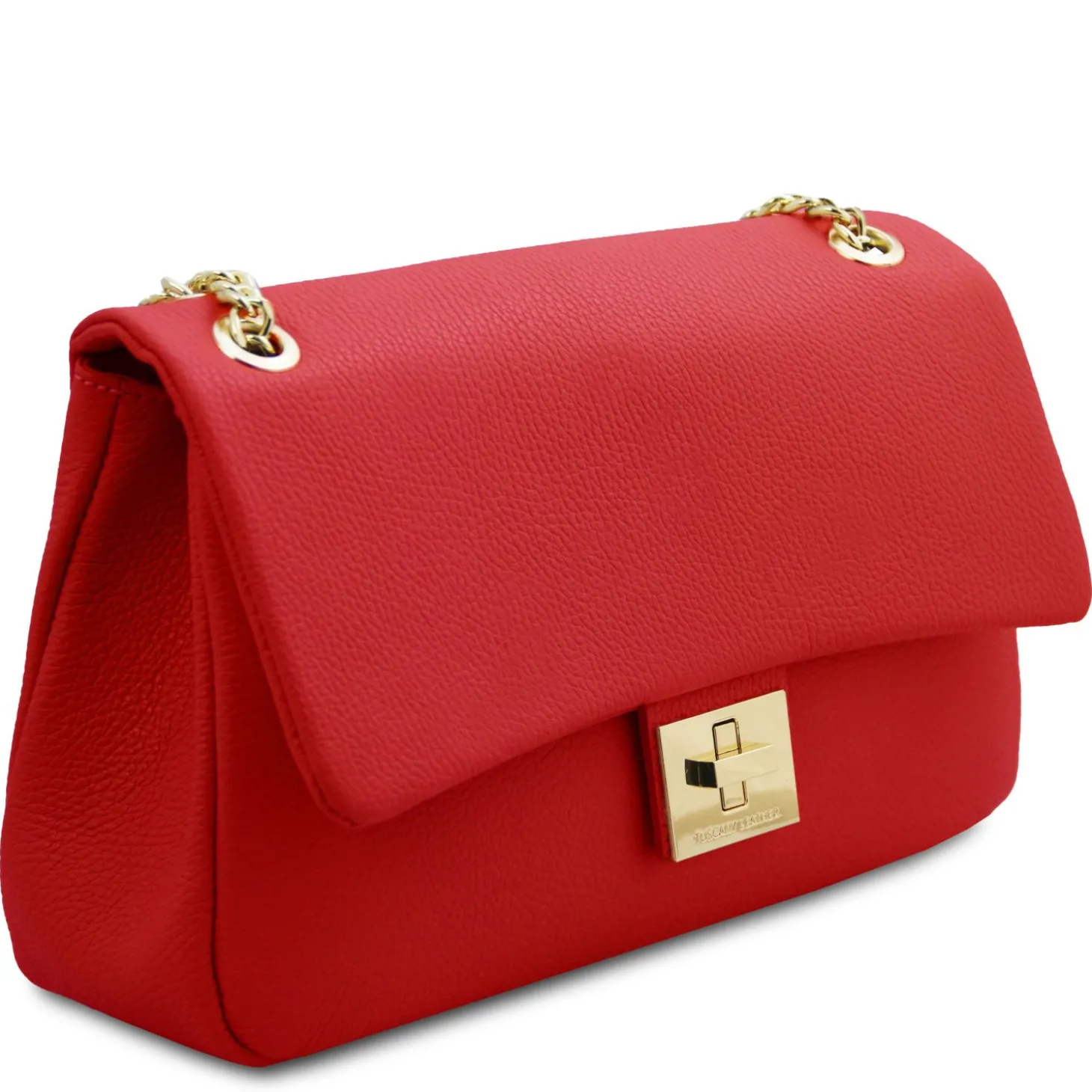 Schultertasche aus Weichem Leder