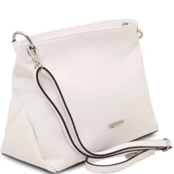 Schultertasche aus Weichem Leder