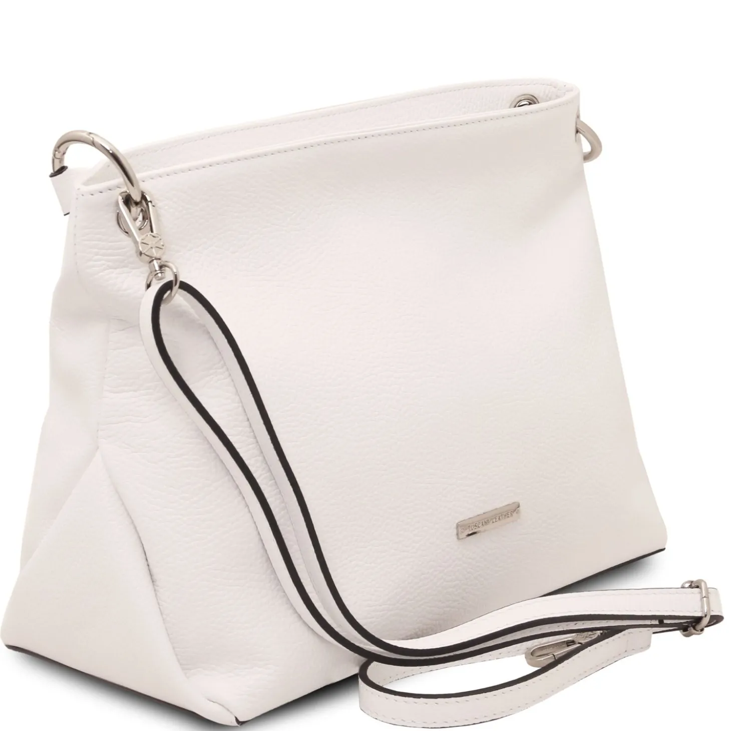 Schultertasche aus Weichem Leder