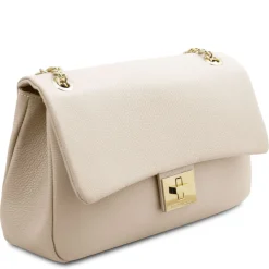 Schultertasche aus Weichem Leder