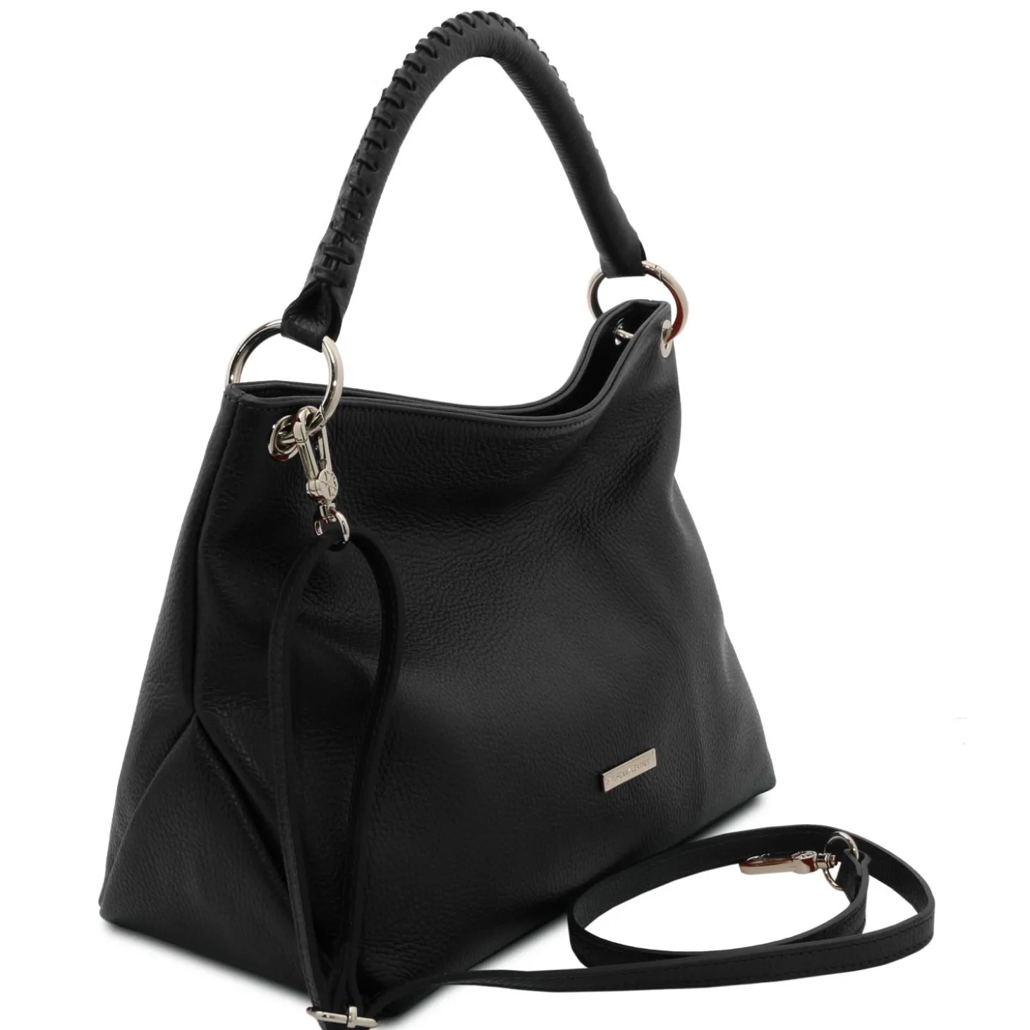 Schultertasche aus Weichem Leder