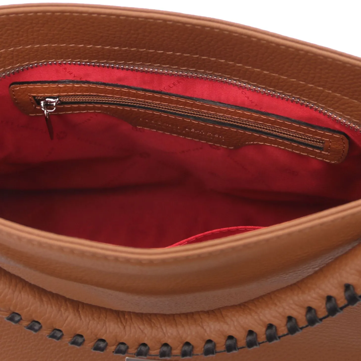 Schultertasche aus Weichem Leder