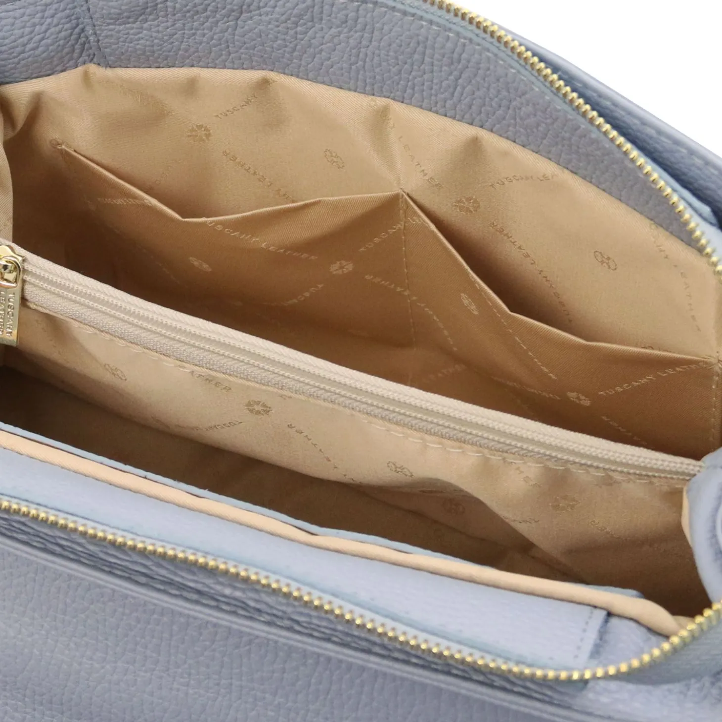 Schultertasche aus Weichem Leder