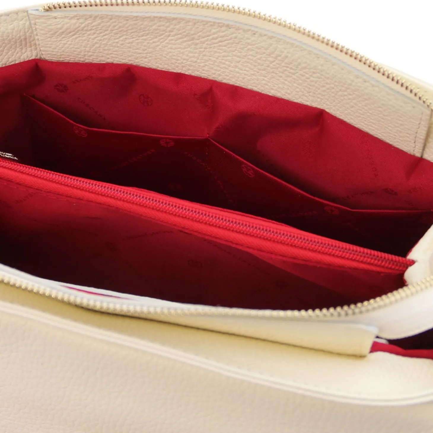 Schultertasche aus Weichem Leder