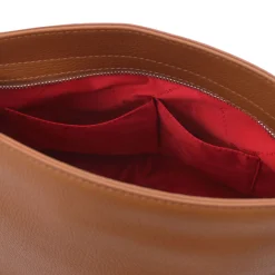 Schultertasche aus Weichem Leder