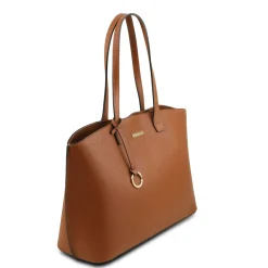 Shopping Tasche aus Leder und Brieftasche aus Leder mit 3 Scheinfächern und Münzfach