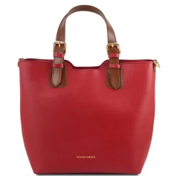 Shopping Tasche aus Saffiano Leder