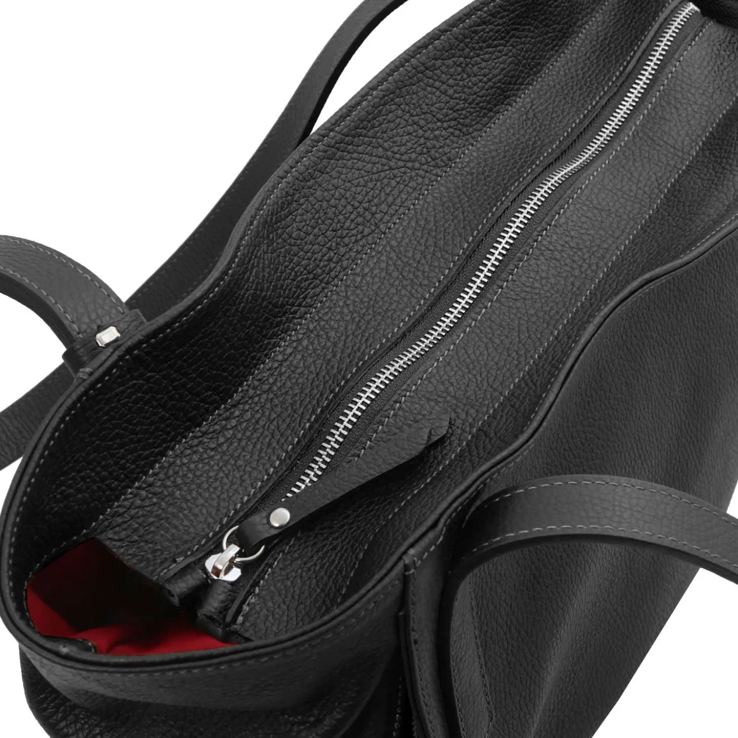 Shopping Tasche aus Weichem Leder