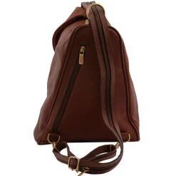 Stylischer Cityrucksack aus Leder