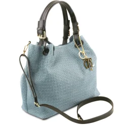 Tasche aus Geprägtem Leder