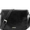 Tasche mit Laptopfach aus Leder