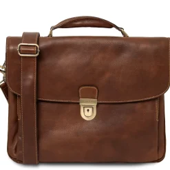 TL SMART Multifach-Notebooktasche aus Leder