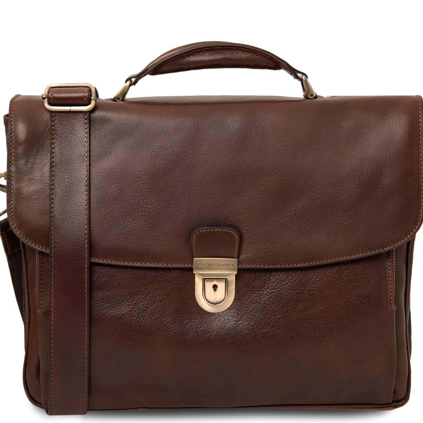 TL SMART Multifach-Notebooktasche aus Leder