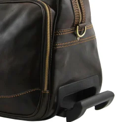 Trolley Reiseset aus Leder