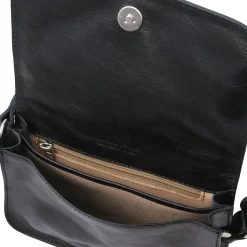 Umhängetasche aus Leder mit Umschlag