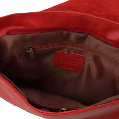 Umhängetasche aus Weichem Leder mit Quasten
